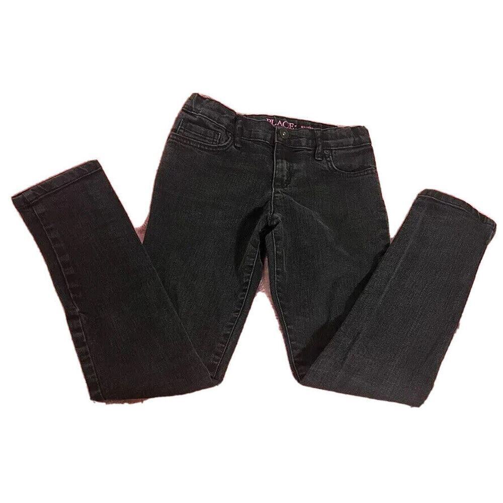 -PANTS GIRLS Children’s Place Supper Skinny Black Jeans Size 10